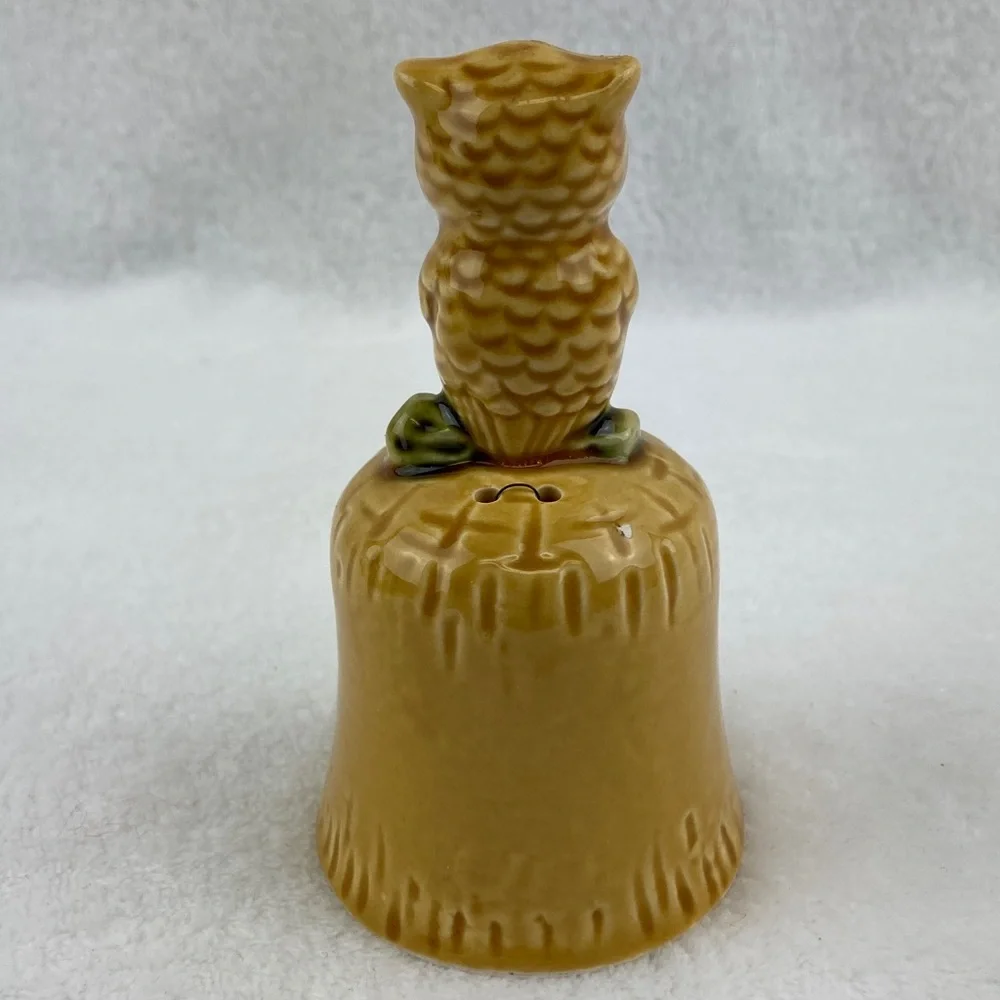 VTG Opryland Nashville Tan Owl Bell 4.25” Japan